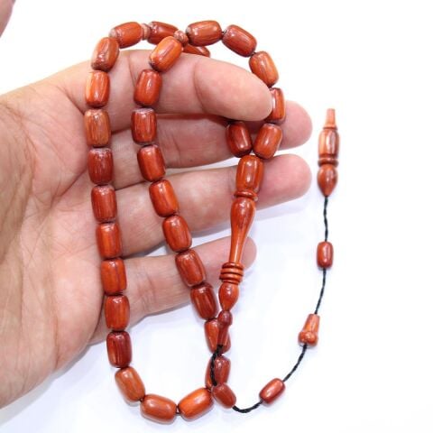 Yerli Atölye İşçiliği Kan Ağacı Tespih 7*10,5 (mm)