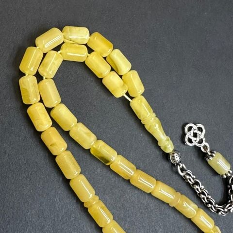 Kaliningrad Damla Kehribar Kapsül Tespih 5*7,5 (mm)-4