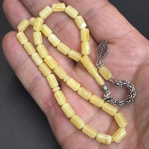 Kaliningrad Damla Kehribar Kapsül Tespih 5*7,5 (mm)-5