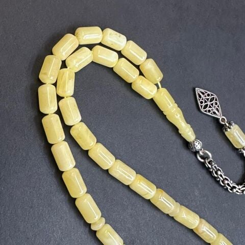 Kaliningrad Damla Kehribar Kapsül Tespih 5*7,5 (mm)-5