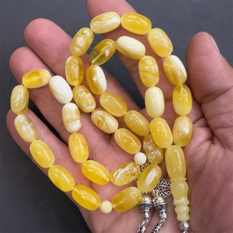 N.N Kaliningrad Damla Kehribar Kapsül Tespih 9*15 (mm)