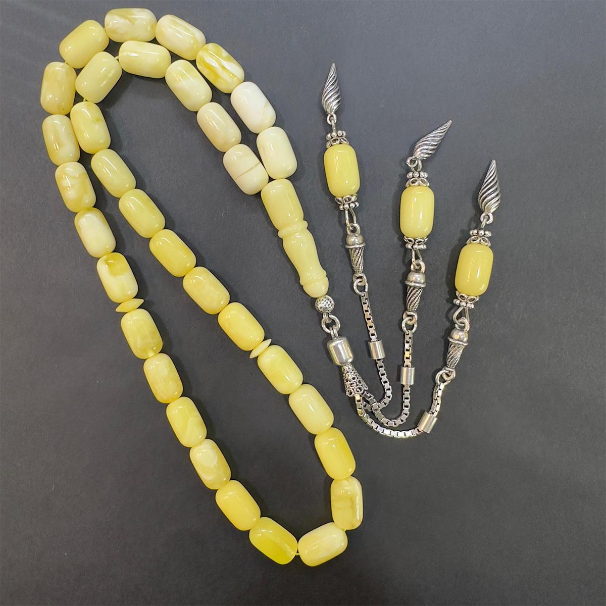 Akça Kaliningrad Damla Kehribar Kapsül Tespih 7*11,5 (mm)