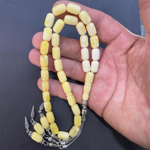 Akça Kaliningrad Damla Kehribar Kapsül Tespih 7*11,5 (mm)