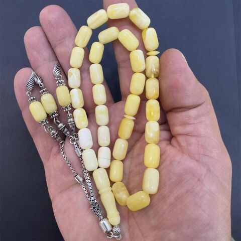 Akça Kaliningrad Damla Kehribar Kapsül Tespih 7*11,5 (mm)