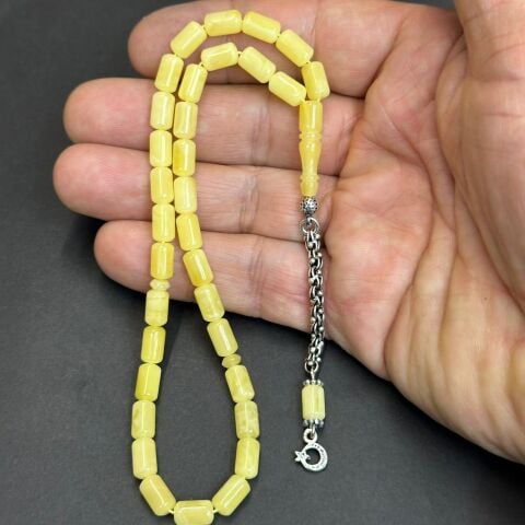 Kaliningrad Damla Kehribar Kapsül Tespih 5*8,5 (mm)-1