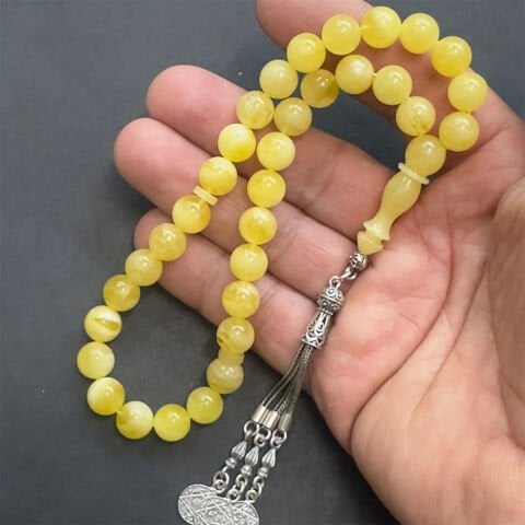 Kaliningrad Damla Kehribar Küre Tespih 9 (mm)