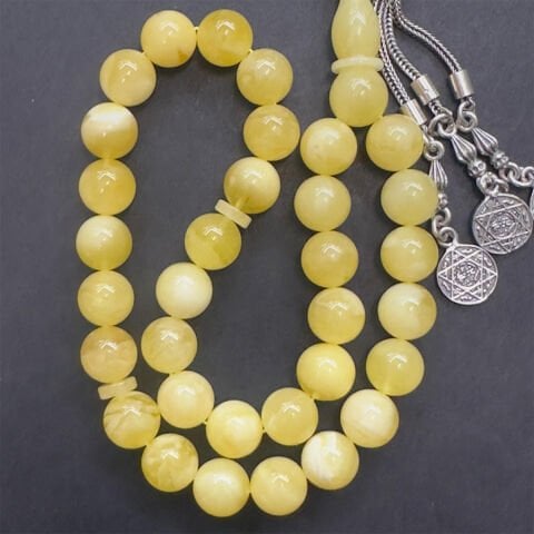 Kaliningrad Damla Kehribar Küre Tespih 9 (mm)