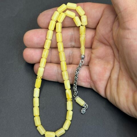 Kaliningrad Damla Kehribar Kapsül Tespih 5*8,5 (mm)-2