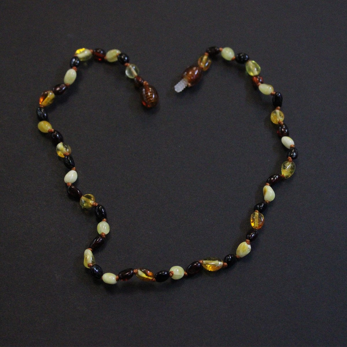 Damla Kehribar Karma Bebek Kolyesi 4 (gr)