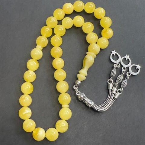 Kaliningrad Damla Kehribar Küre Tespih 9 (mm)