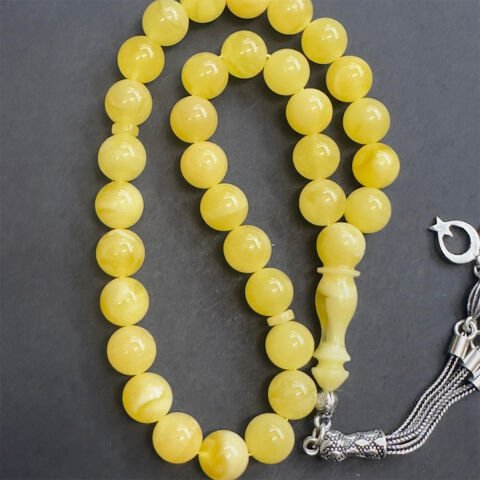 Kaliningrad Damla Kehribar Küre Tespih 9 (mm)