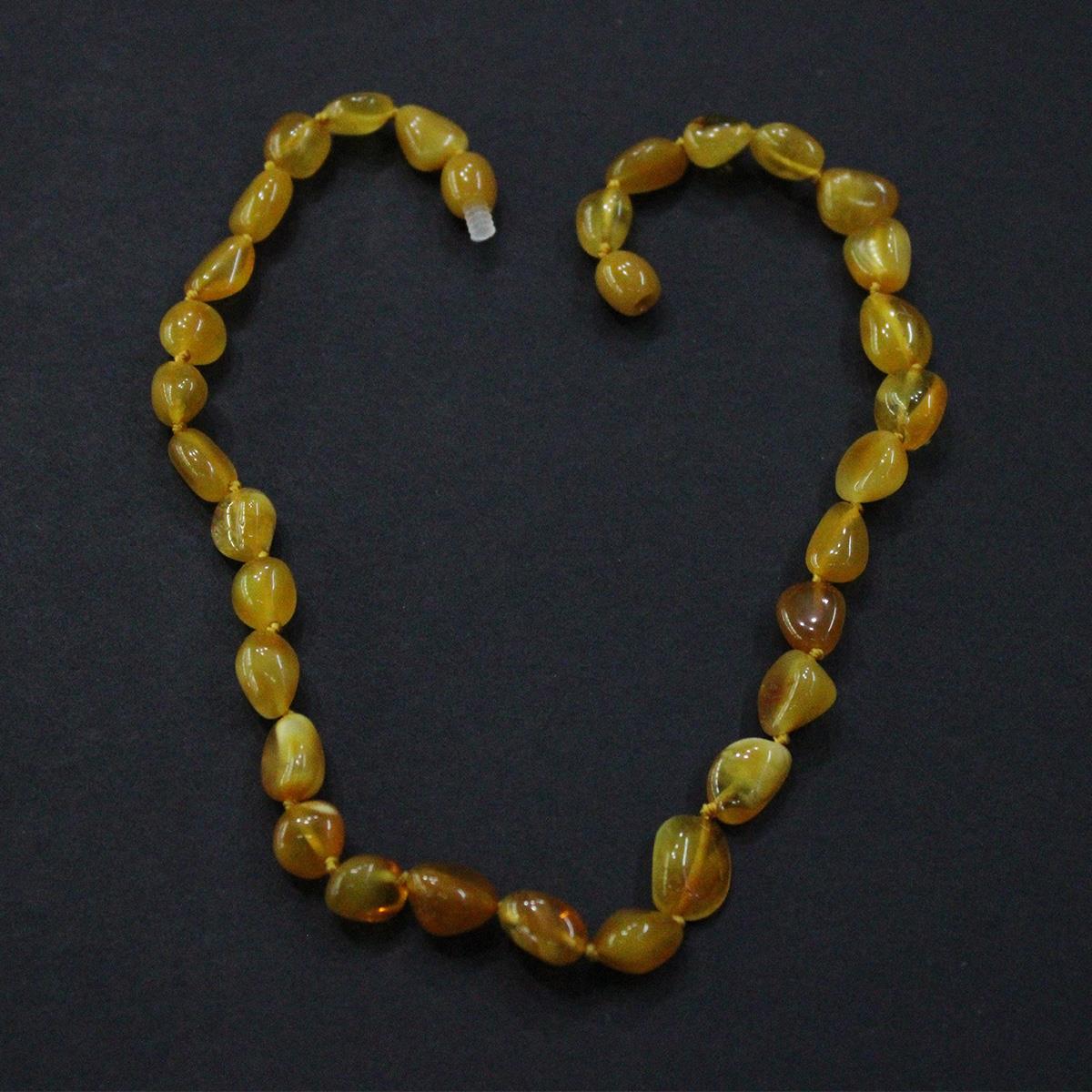 Damla Kehribar Portakal Bebek Kolyesi 7 (gr)