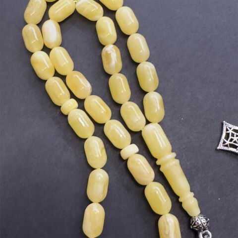 Kaliningrad Damla Kehribar Kapsül Tespih 5,5*9 (mm)