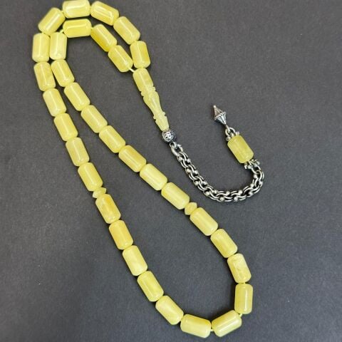 Kaliningrad Damla Kehribar Kapsül Tespih 5*8,5 (mm)-3