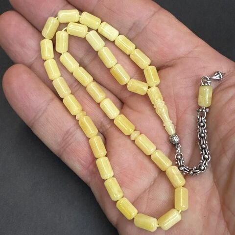 Kaliningrad Damla Kehribar Kapsül Tespih 5*8,5 (mm)-3