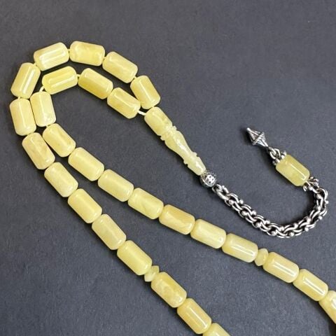 Kaliningrad Damla Kehribar Kapsül Tespih 5*8,5 (mm)-3