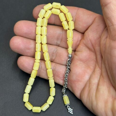 Kaliningrad Damla Kehribar Kapsül Tespih 5*8,5 (mm)-4