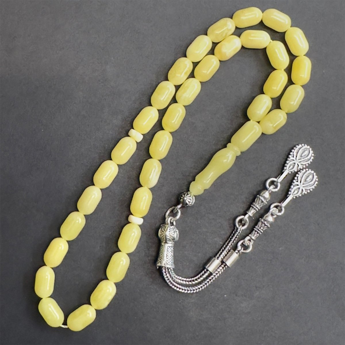 Kaliningrad Damla Kehribar Kapsül Tespih 5,5*9 (mm)