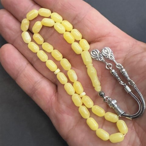 Kaliningrad Damla Kehribar Kapsül Tespih 5,5*9 (mm)