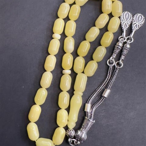 Kaliningrad Damla Kehribar Kapsül Tespih 5,5*9 (mm)