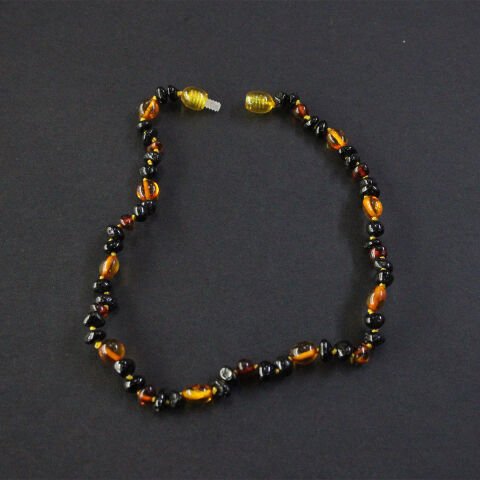 Damla Kehribar Karma Çocuk Kolyesi 5 (gr)