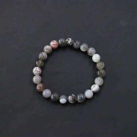 Bostwana Akiği Doğal Taş Bileklik