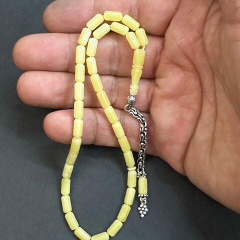 Kaliningrad Damla Kehribar Kapsül Tespih 4*8 (mm)-1