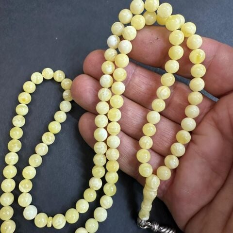 99'luk Kaliningrad Damla Kehribar Tespih 6,5 (mm)