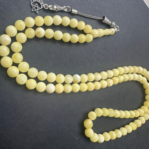 99'luk Kaliningrad Damla Kehribar Tespih 6,5 (mm)