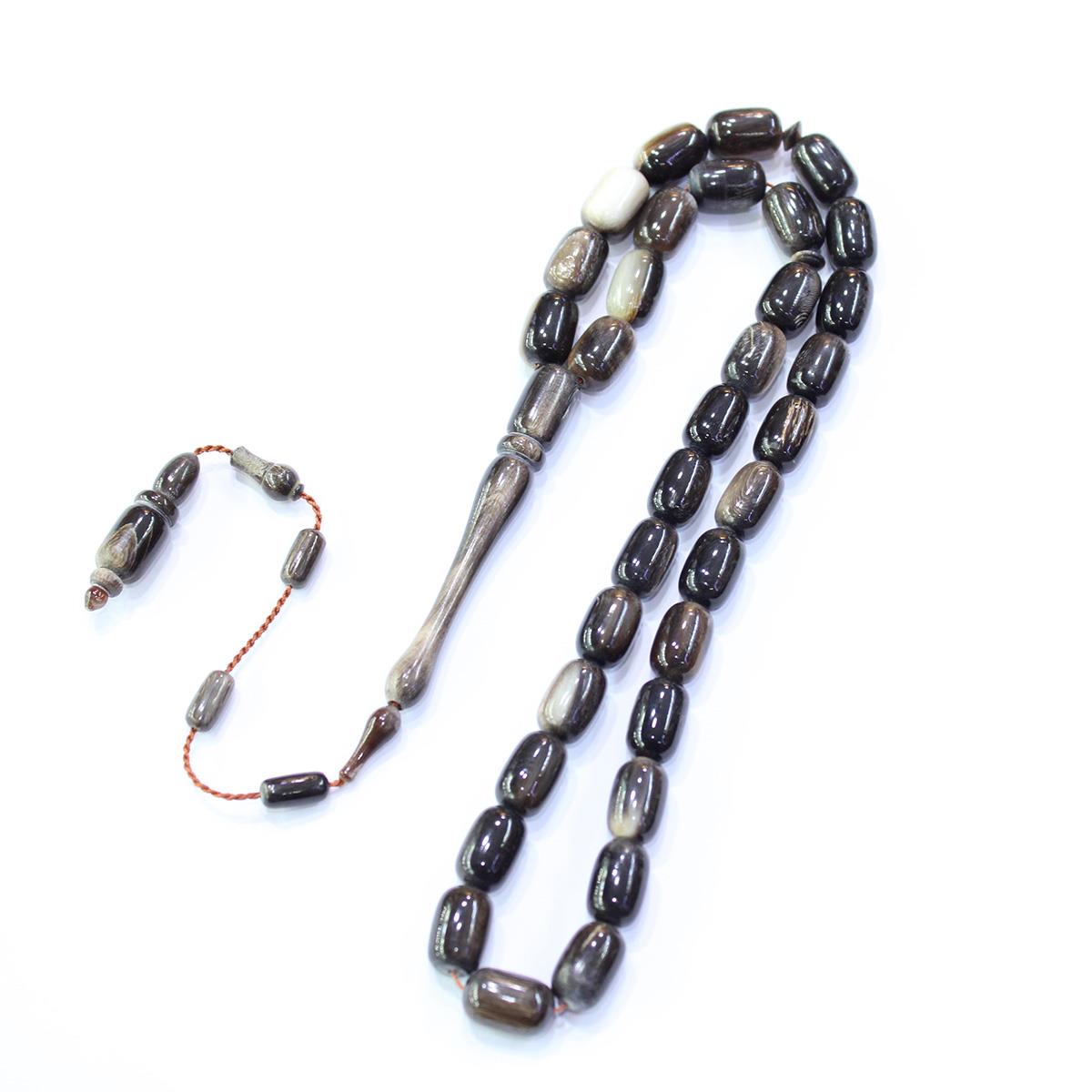 Usta İşçilikli Yak Boynuzu Tespih 8,6*13 (mm)