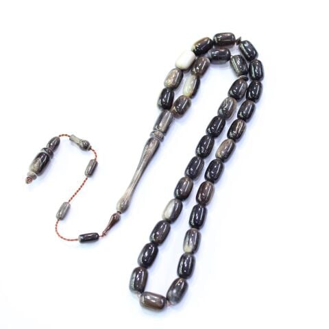 Usta İşçilikli Yak Boynuzu Tespih 8,6*13 (mm)