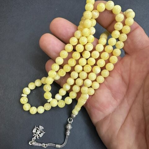 99'luk Kaliningrad Damla Kehribar Tespih 7 (mm)