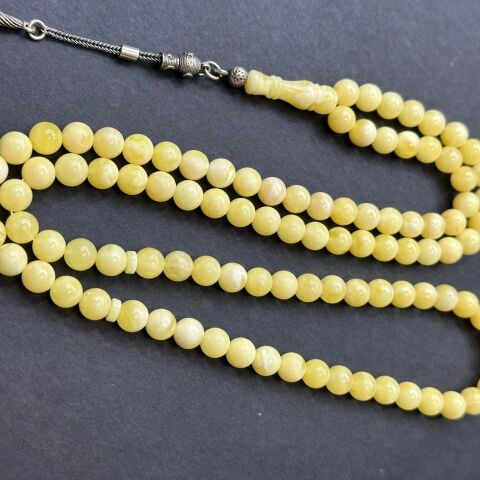 99'luk Kaliningrad Damla Kehribar Tespih 7 (mm)