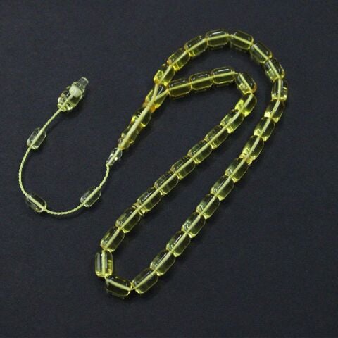 Sistemli Şeffaf Kaliningrad Damla Kehribar 7*10,5 (mm)