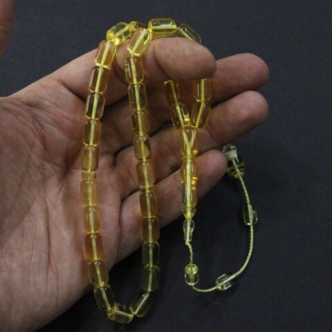 Sistemli Şeffaf Kaliningrad Damla Kehribar 7*10,5 (mm)