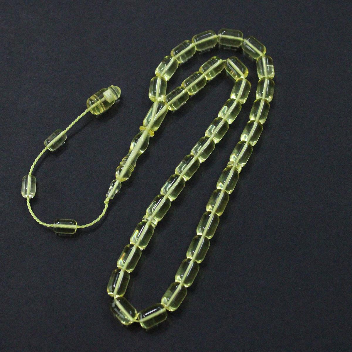 Sistemli Şeffaf Kaliningrad Damla Kehribar 7*10,5 (mm)-1