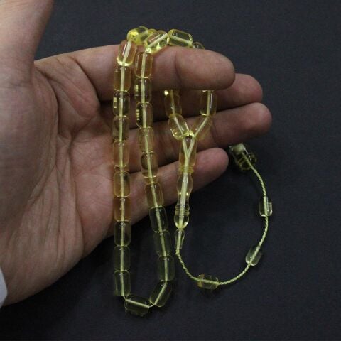 Sistemli Şeffaf Kaliningrad Damla Kehribar 7*10,5 (mm)-1