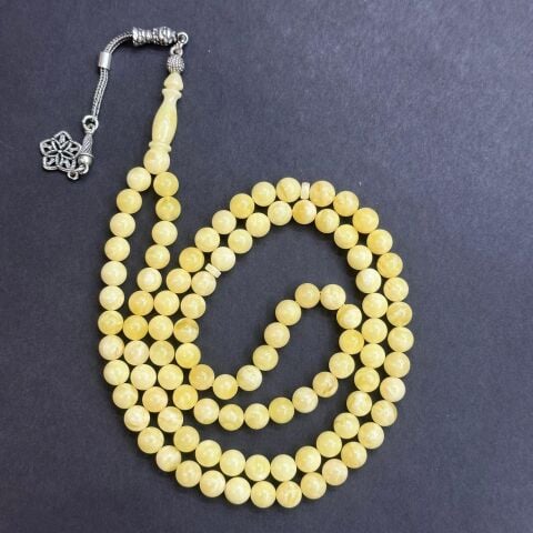 99'luk Kaliningrad Damla Kehribar Tespih 6.5 (mm)