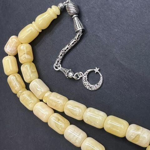 Maskot Kaliningrad Damla Kehribar Tespih 10*13,5 (mm)