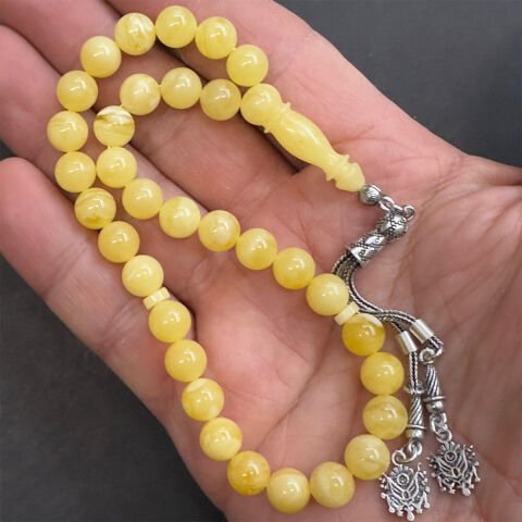 Kaliningrad Damla Kehribar Küre Tespih 8 (mm)