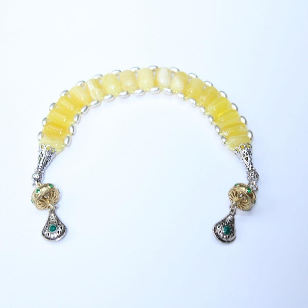 Kaliningrad Damla Kehribar Zaza Tespih 7*10,5 (mm)