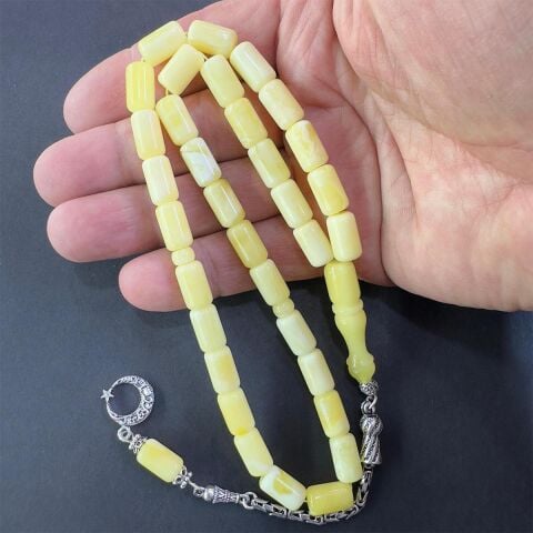 Akça Kaliningrad Damla Kehribar Kapsül Tespih 7*11,5 (mm)-1