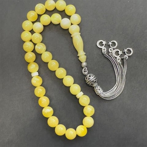 Kaliningrad Damla Kehribar Küre Tespih 8 (mm)-1