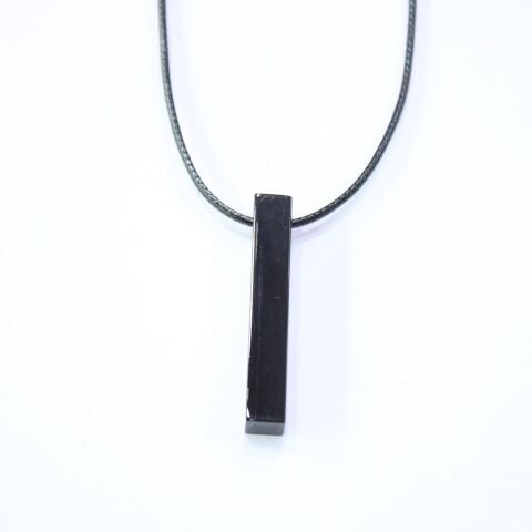 Oltu Taşı Çubuk Bar Kolye