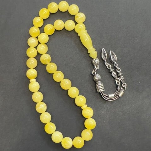 Kaliningrad Damla Kehribar Küre Tespih 8 (mm)-2