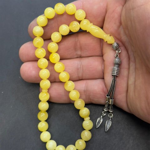 Kaliningrad Damla Kehribar Küre Tespih 8 (mm)-2