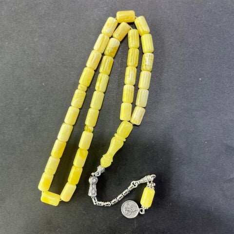 Akça Kaliningrad Damla Kehribar Kapsül Tespih 7*11,5 (mm)-3