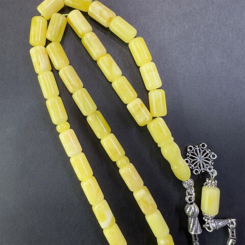 Akça Kaliningrad Damla Kehribar Kapsül Tespih 7*11,5 (mm)-4