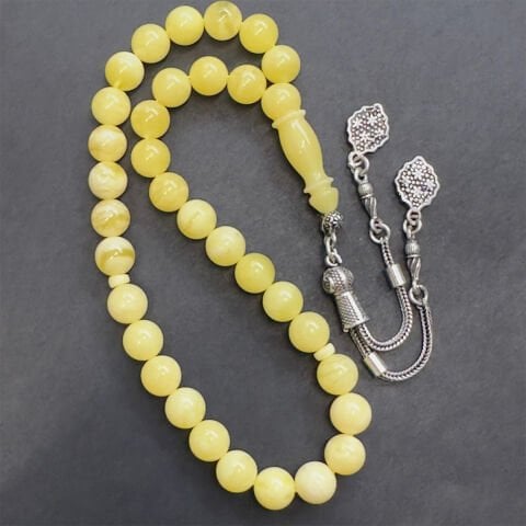 Kaliningrad Damla Kehribar Küre Tespih 8 (mm)-3