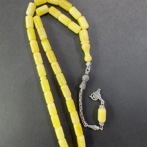 Akça Kaliningrad Damla Kehribar Kapsül Tespih 7*11,5 (mm)-5